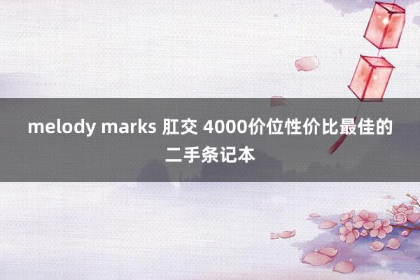 melody marks 肛交 4000价位性价比最佳的二手条记本