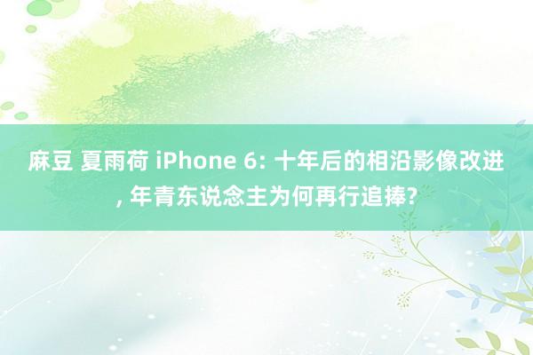 麻豆 夏雨荷 iPhone 6: 十年后的相沿影像改进， 年青东说念主为何再行追捧?
